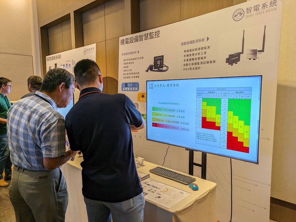 業者參訪智電維運設備。圖/智電系統股份有限公司提供